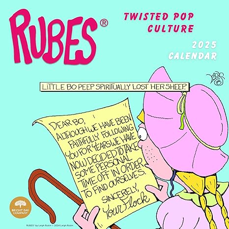 2025 Wall Calendar Twisted Pop Culture